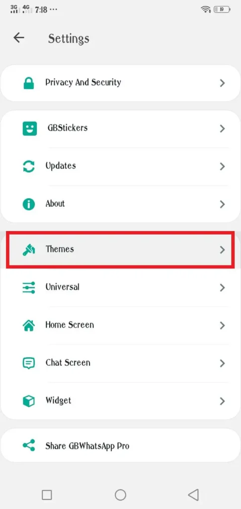 Customize Themes