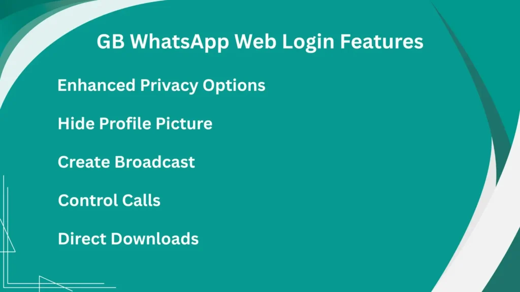GB WhatsApp Web Login Features