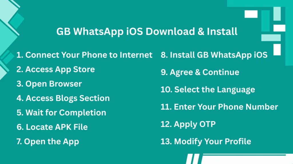 GB WhatsApp iOS Download & Install