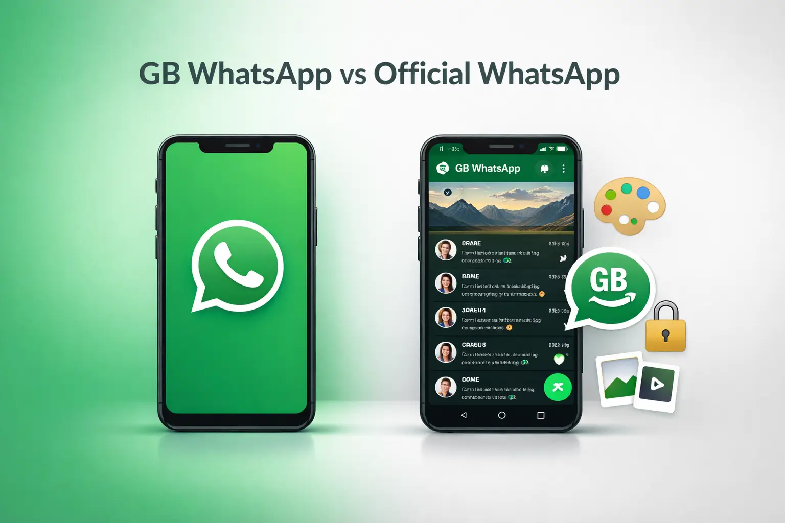 GB WhatsApp vs Official WhatsApp