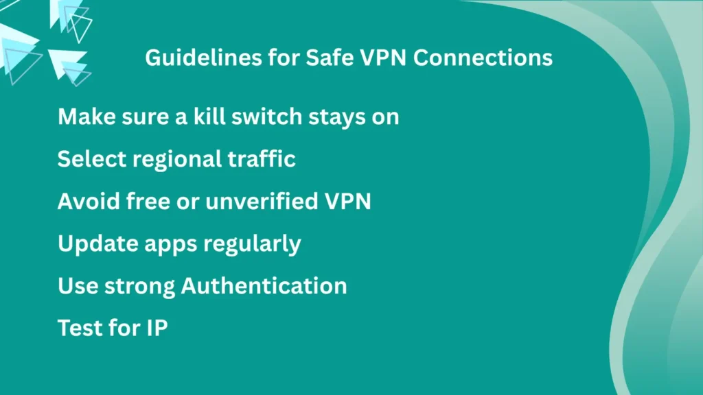 Guidelines for Safe VPN Connections