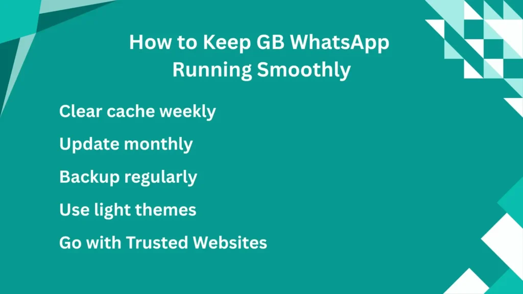 How to keep GB WhatsApp Running smoothly
